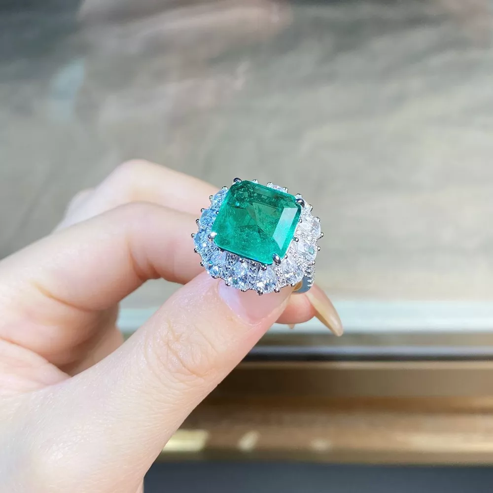 925 Sterling Silver Zircon Ring, image 7
