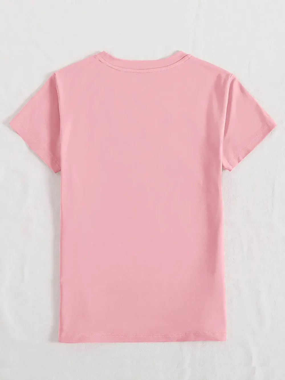 HAPPY EASTER Round Neck Short Sleeve T-Shirt, image 3
