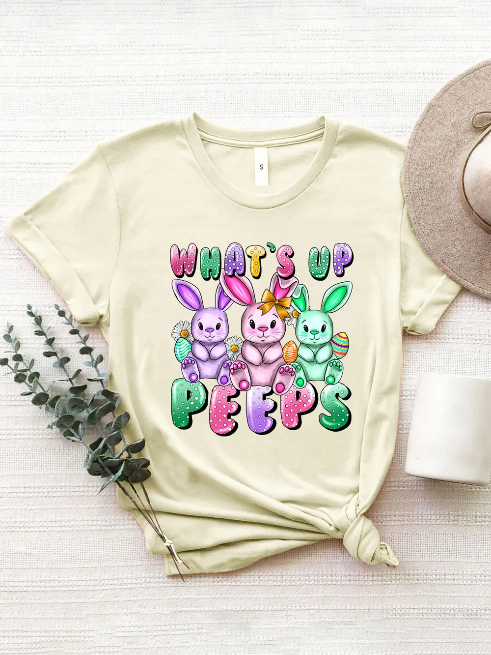 Graphic Round Neck Short Sleeve T-Shirt, image 2