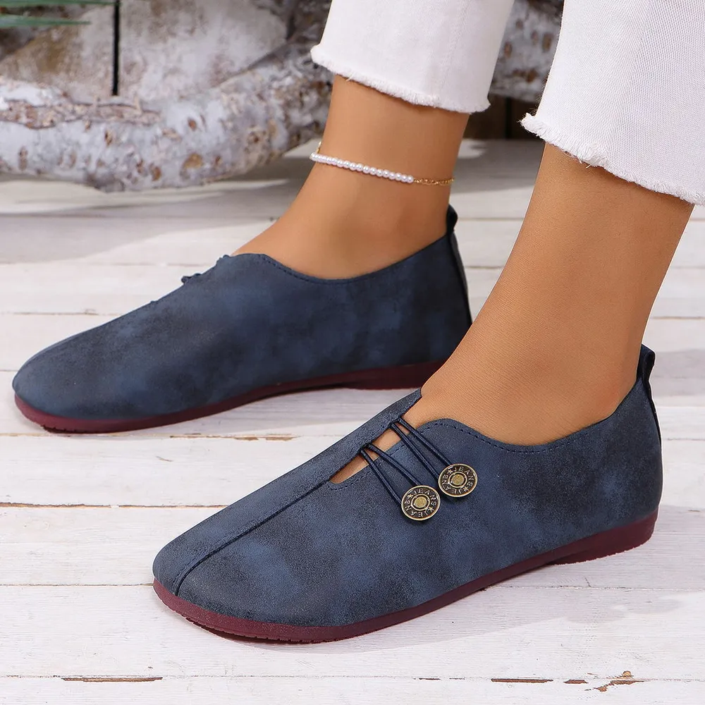 Round Toe Flat Slip-Ons, image 6