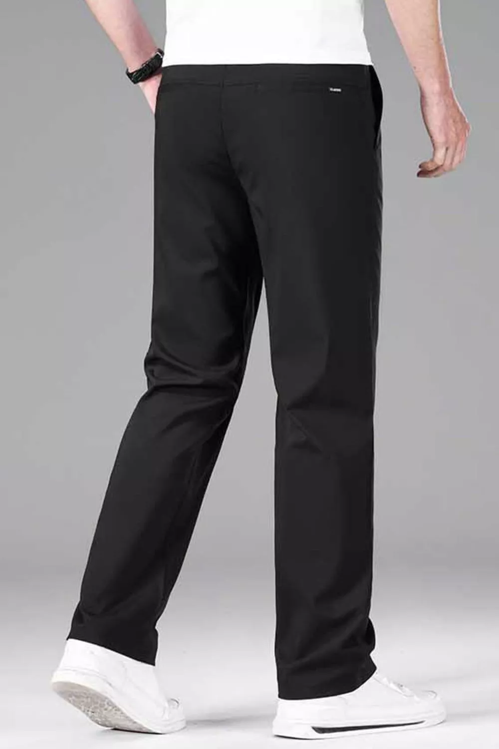 Men's Plus Size Casual Stretch Straight-Leg Pants, image 4