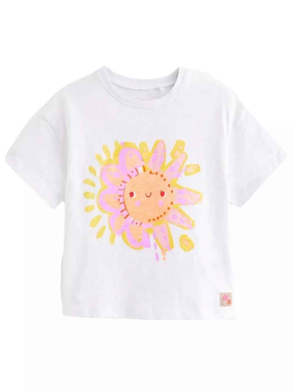 Children's Cartoon Sun Short Sleeve T-Shirt, image 3