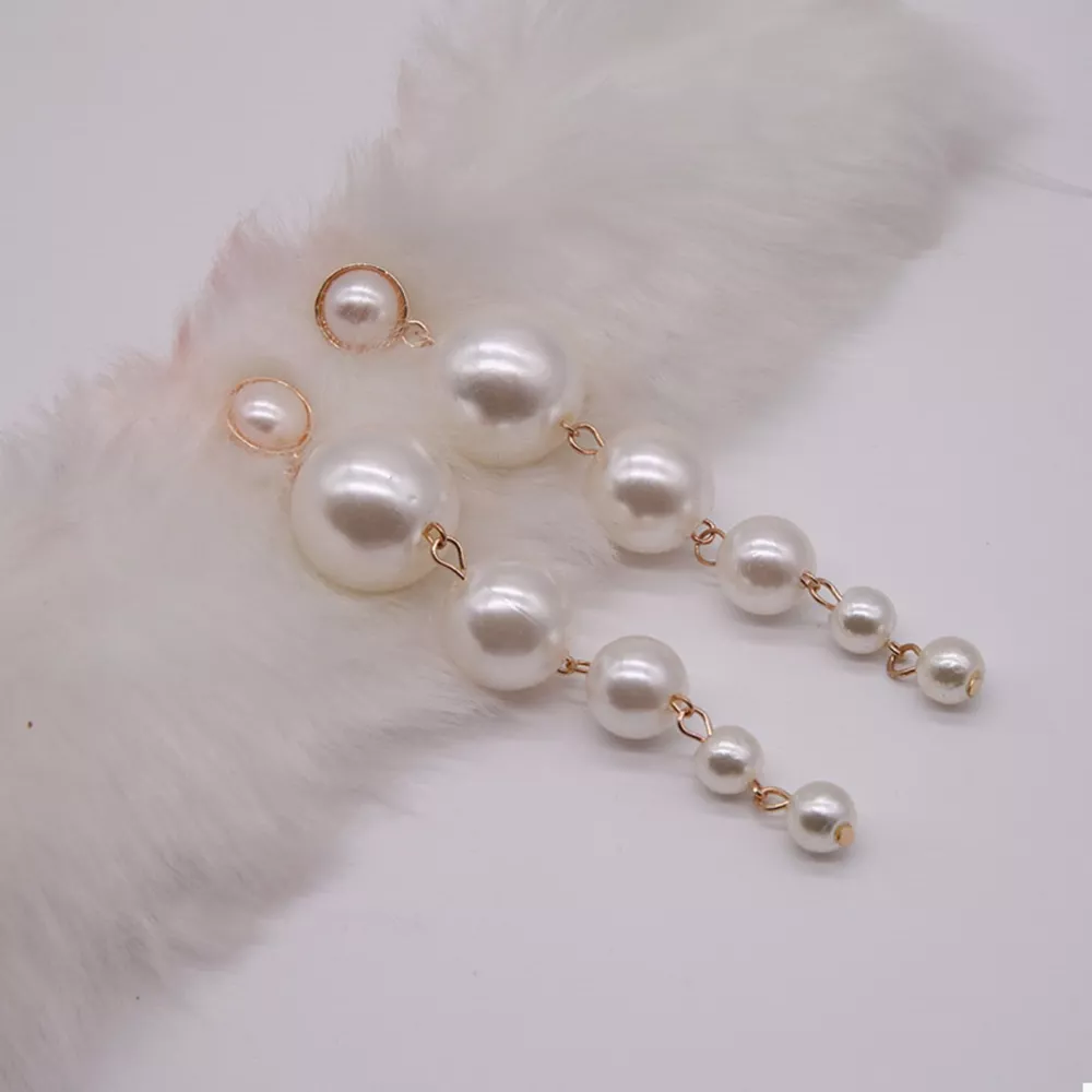 Pearl Drop Earrings, image 2