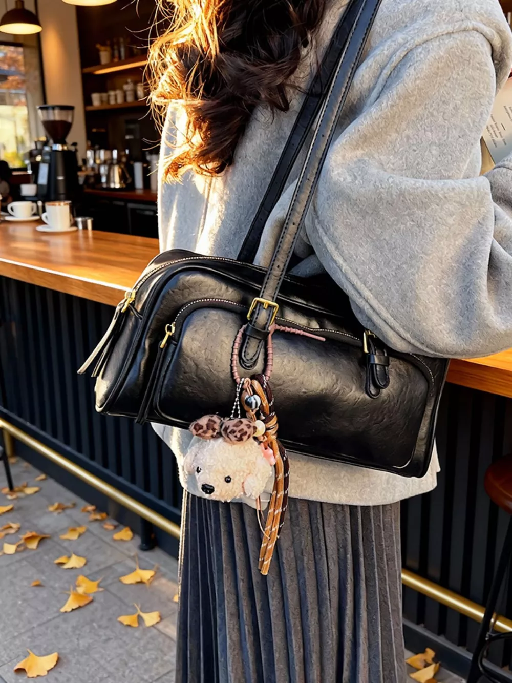 PU Leather Shoulder Bag, image 7