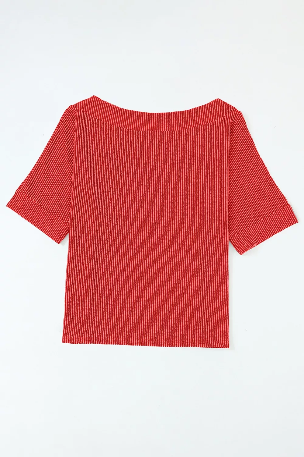 Ribbed Knit Off-Shoulder Blouse, image 2