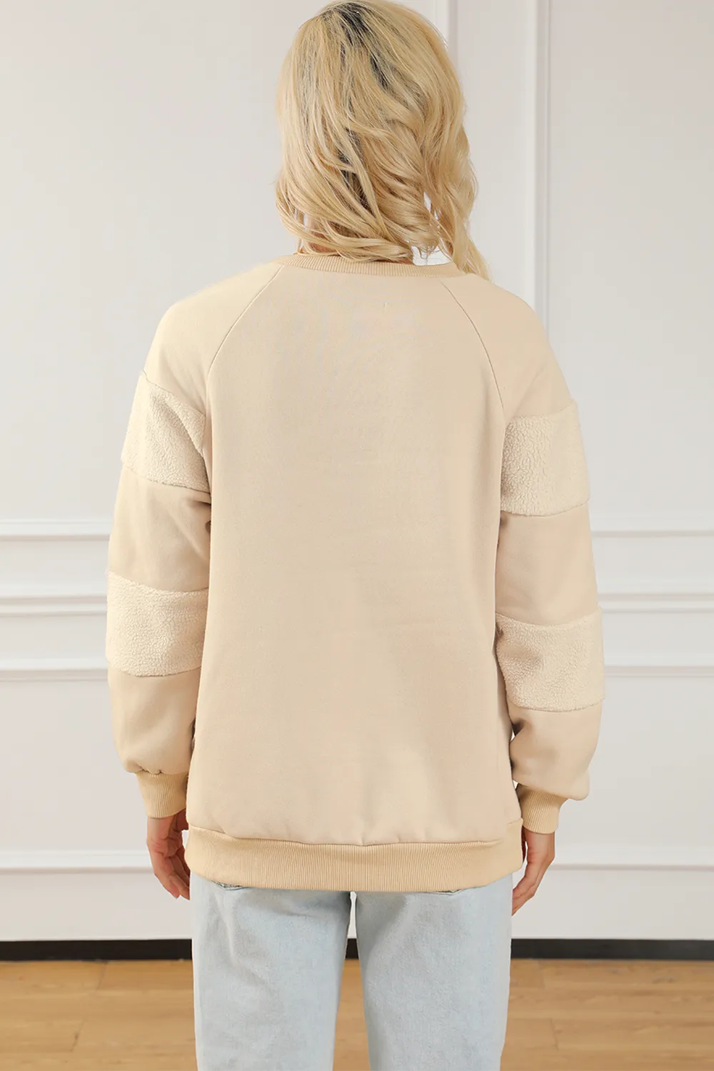 Round Neck Raglan Sleeve Sweatshirt, image 9