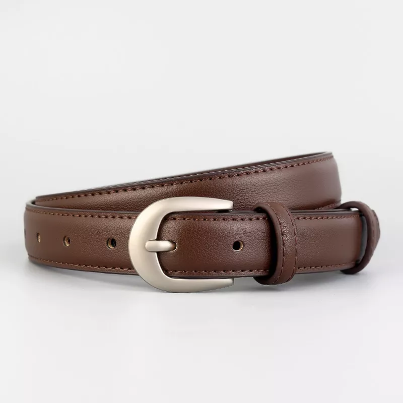 Classic Leather Skinny Belt, image 5