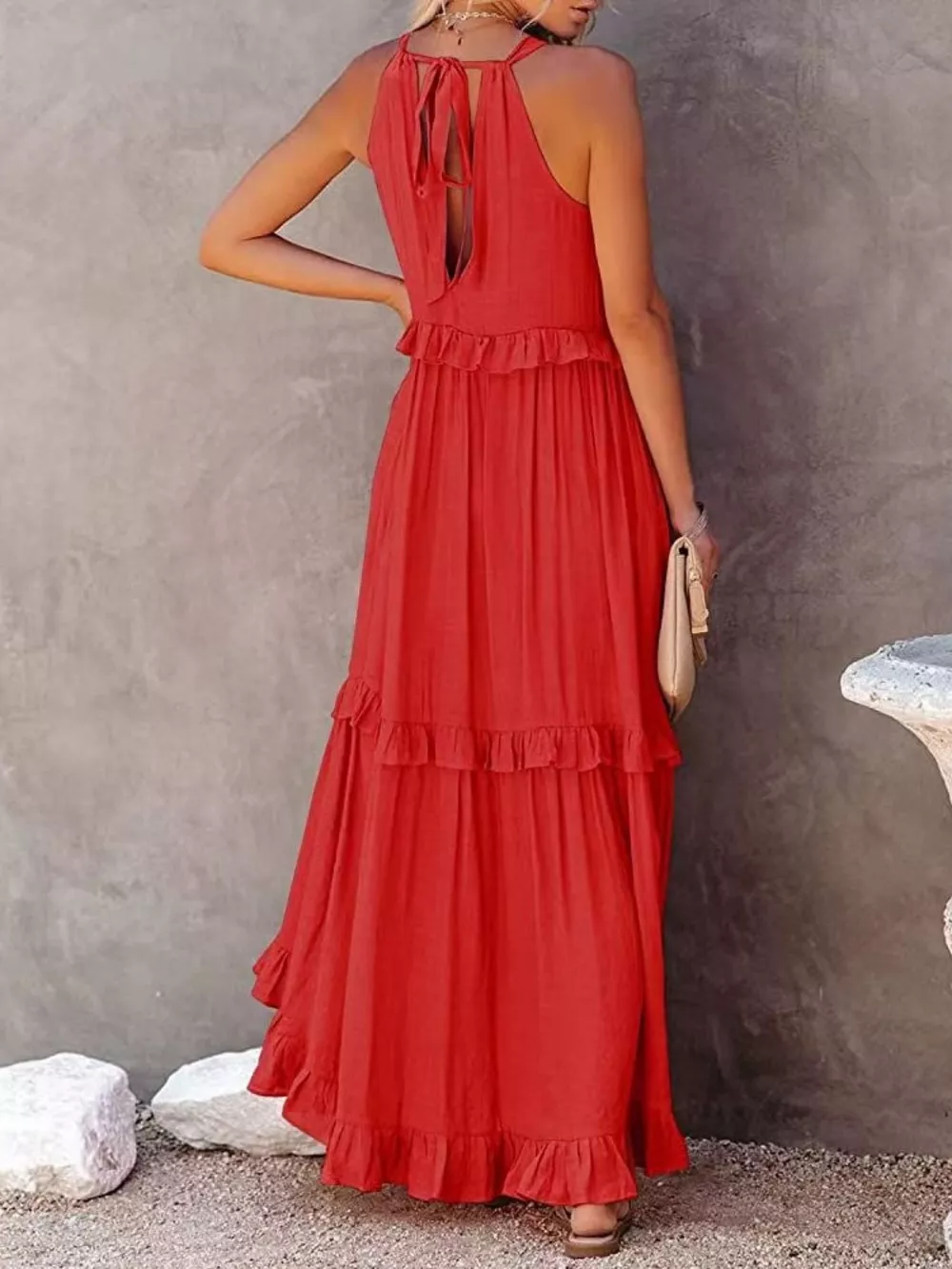 Ruffled Tiered Sleeveless Maxi Dress, image 20