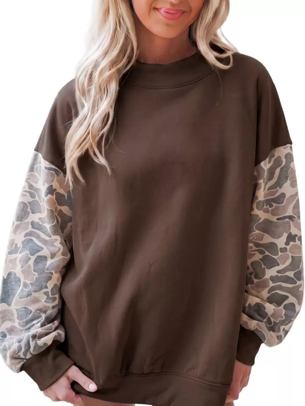 Camouflage Long Sleeve Sweatshirt, image 2
