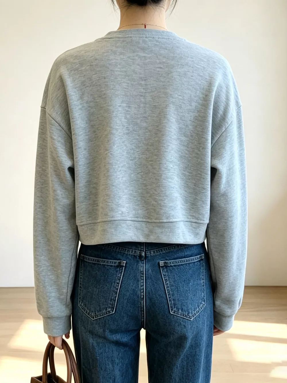 Crew Neck  Drop Shoulder Sweatshirt, image 22