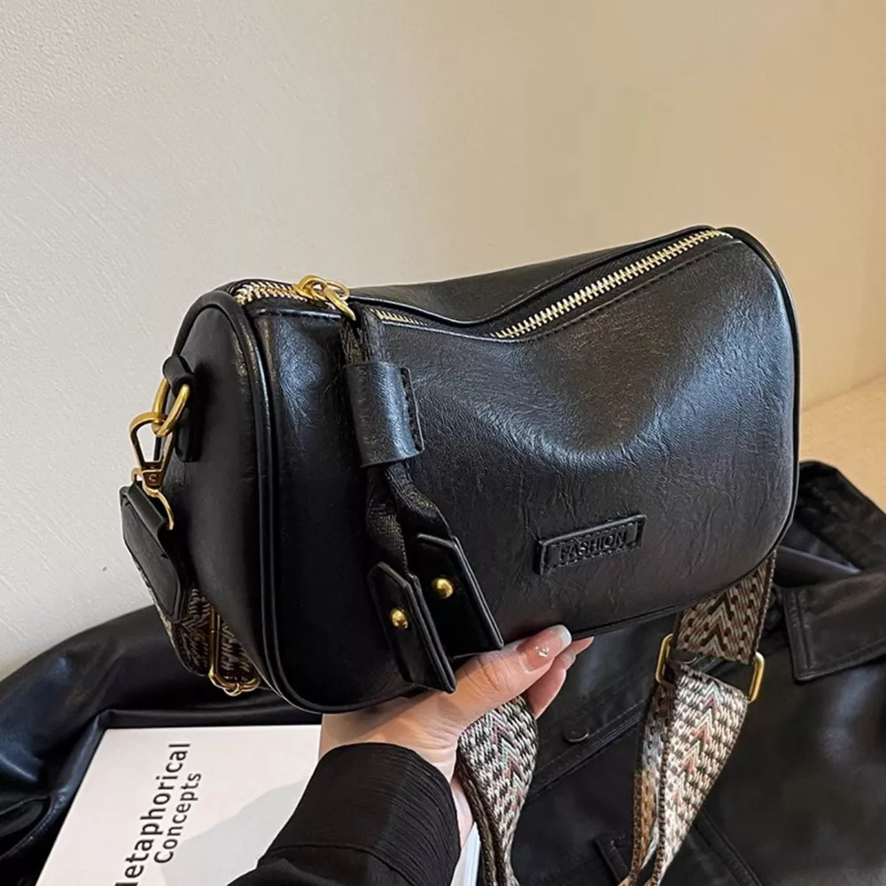 Wide Strap Crossbody Bag, image 4