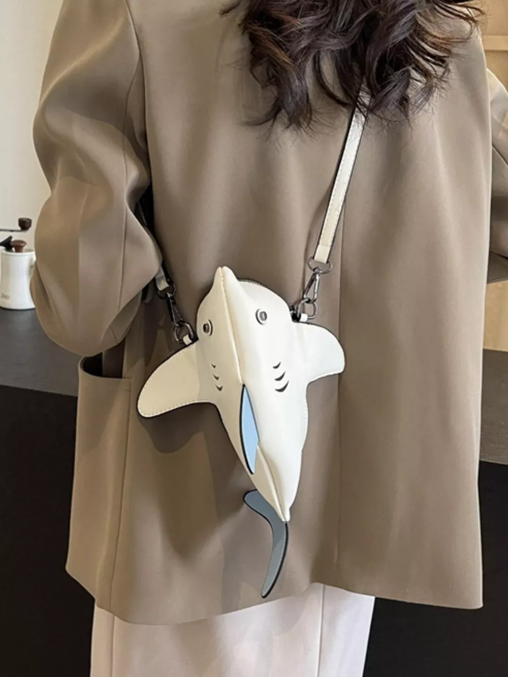 Shark Design Crossbody Bag, image 9