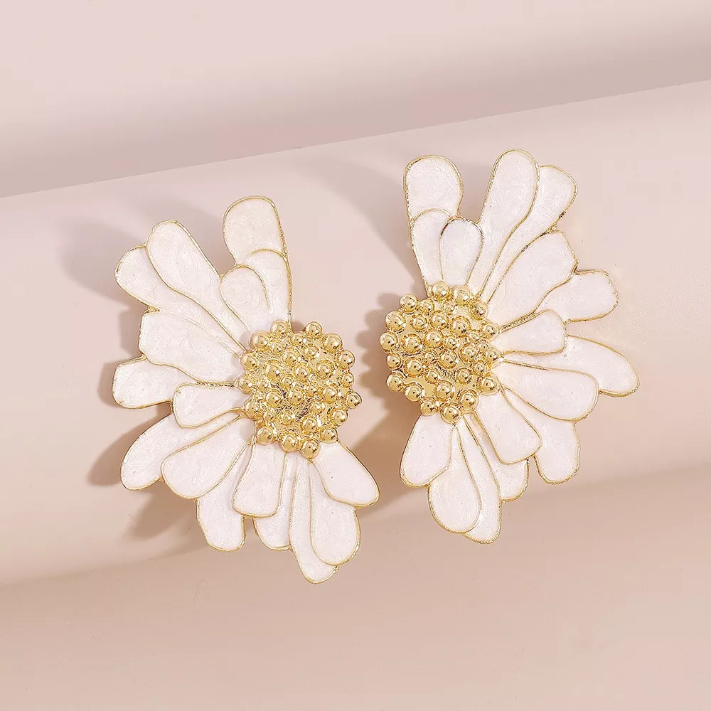 Flower Stud Earrings, image 4