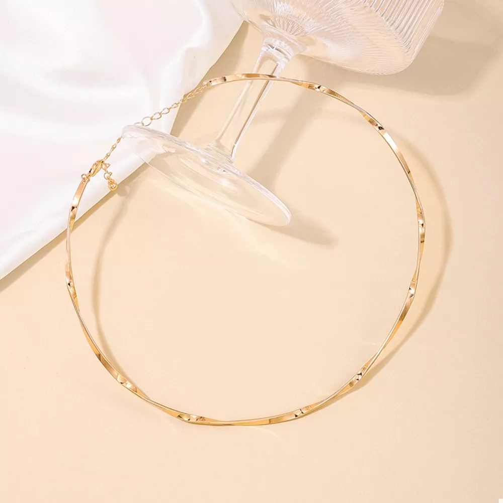 18K Gold-Plated Minimalist Necklace, image 3