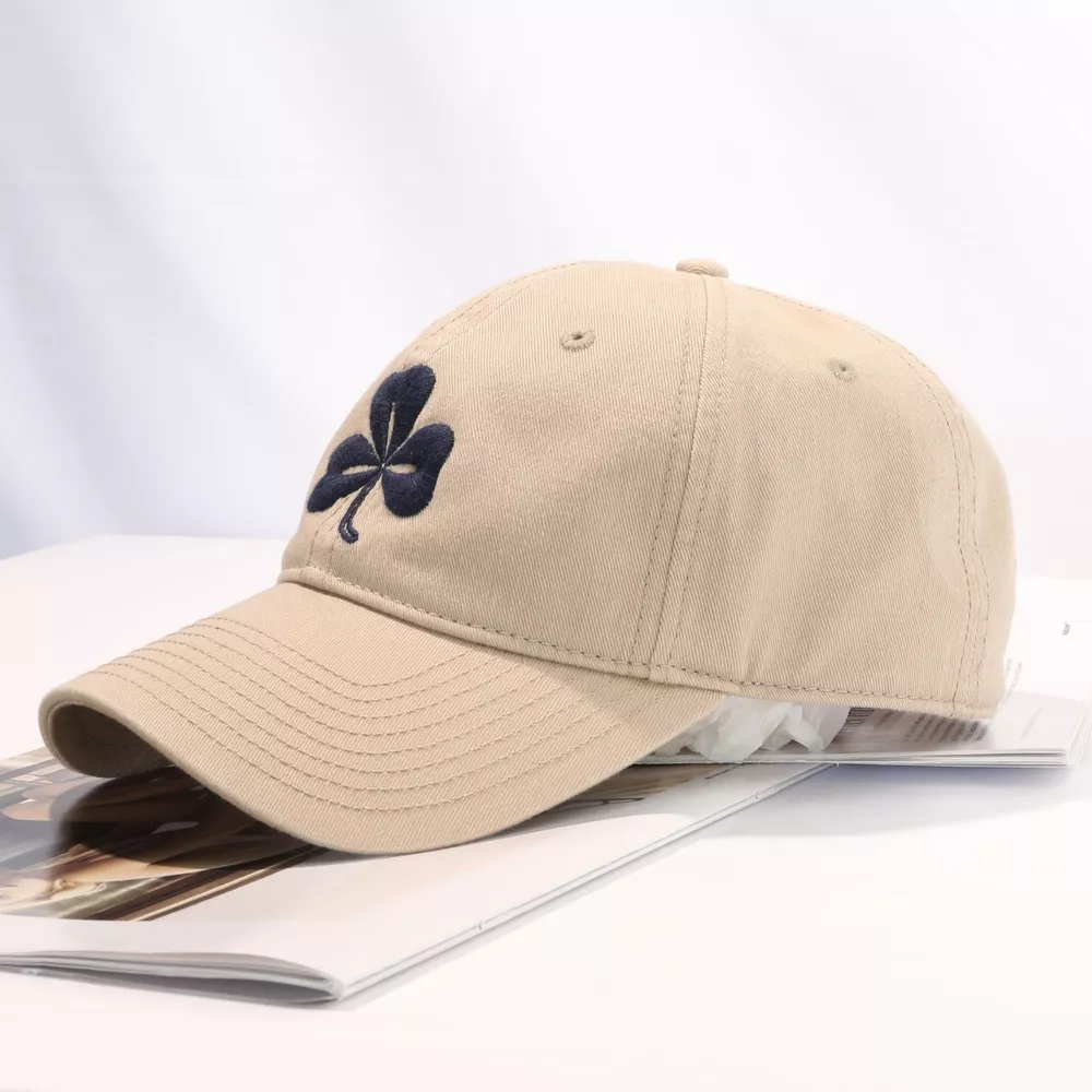 Clover Embroidered Baseball Cap, image 5