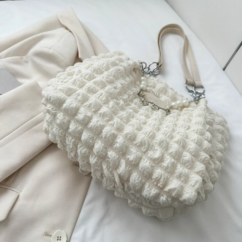Bubble Textured Tote Bag, image 9