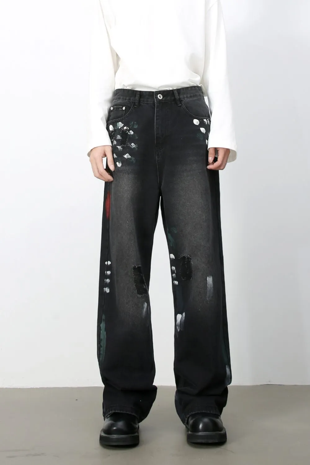 Men's Paint Loose Jeans
