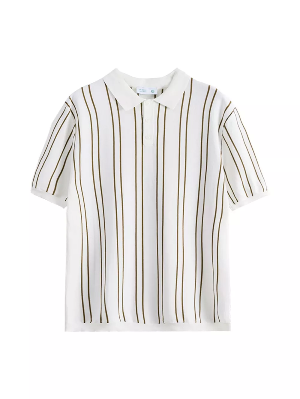 Men's Plus Size Striped Casual Fit Polo, image 9