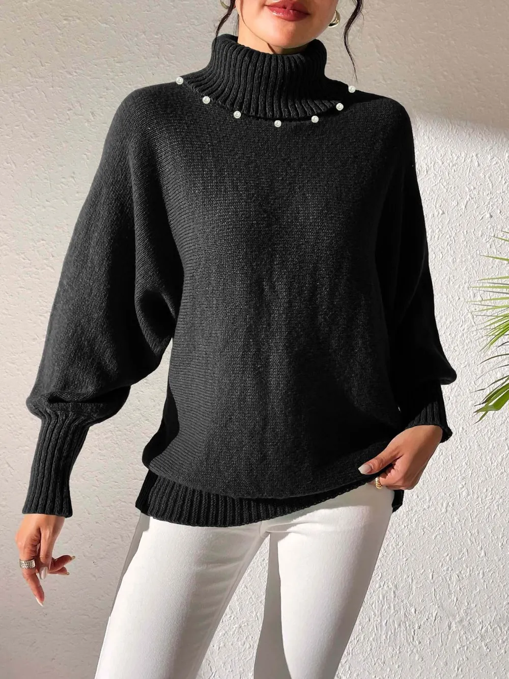 Turtleneck Long Sleeve Sweater, image 11