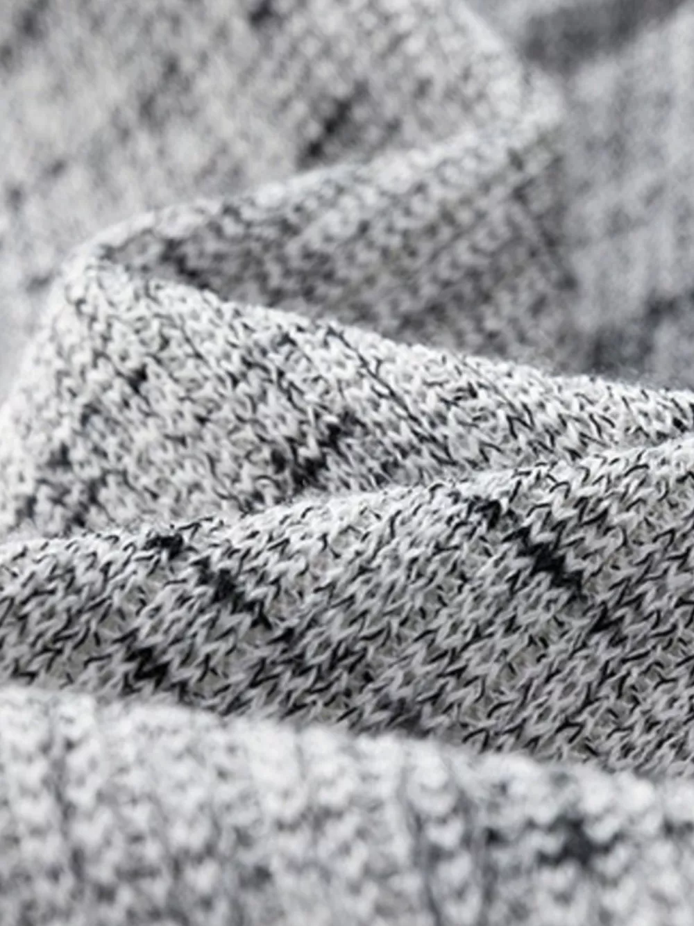 Men's Plus Size Stand Collar Textured Sweatshirt with Kangaroo Pocket, image 4