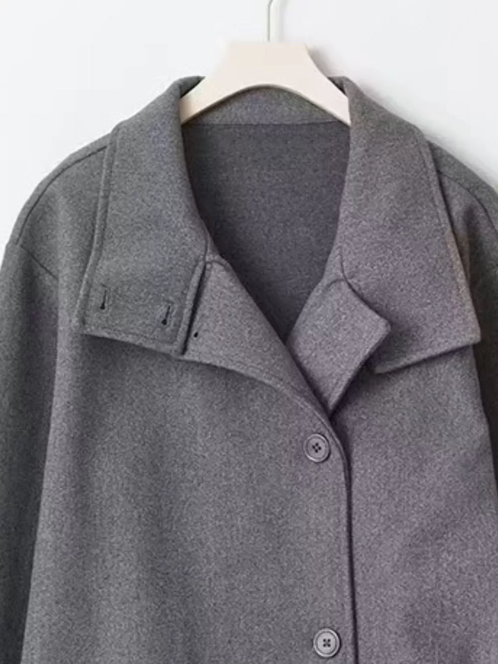 Wool Blend Long Sleeve Outerwear, image 10