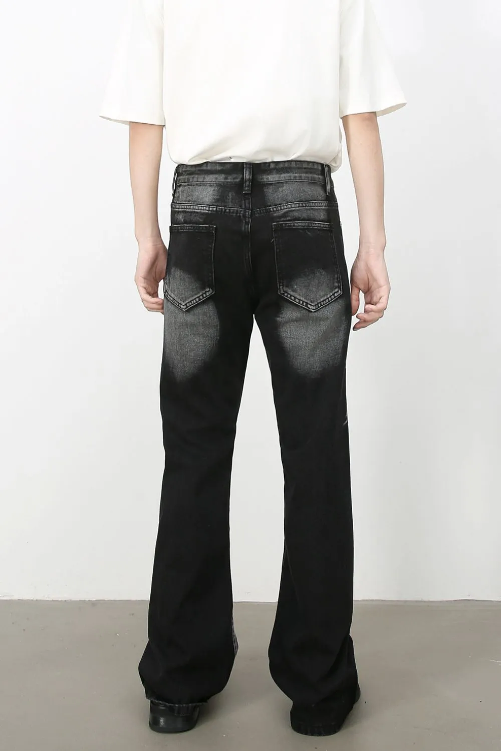 Men's Bootcut Jeans with Pockets, image 3