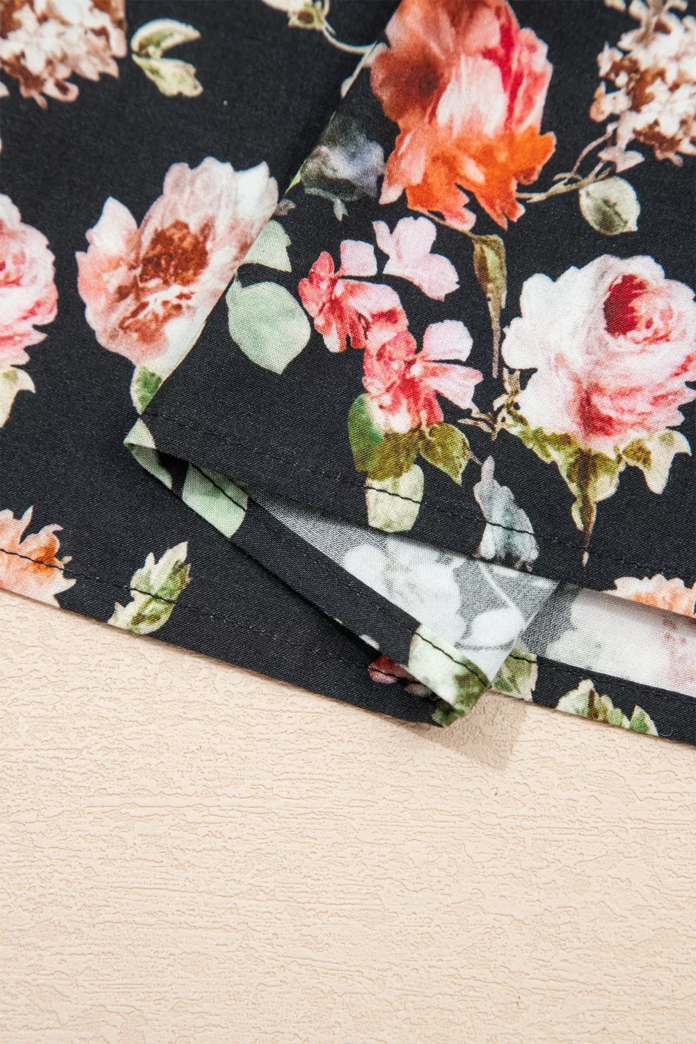 Floral Print Smocked Waist Maxi Dress, image 9