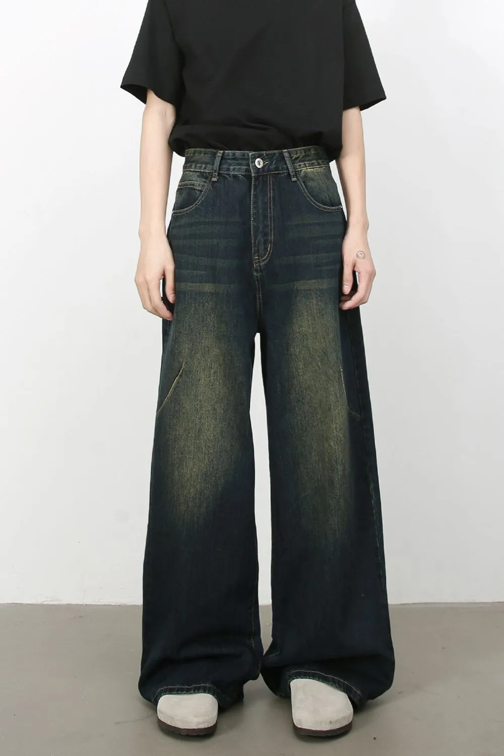 Men's Wide Leg Jeans, image 3