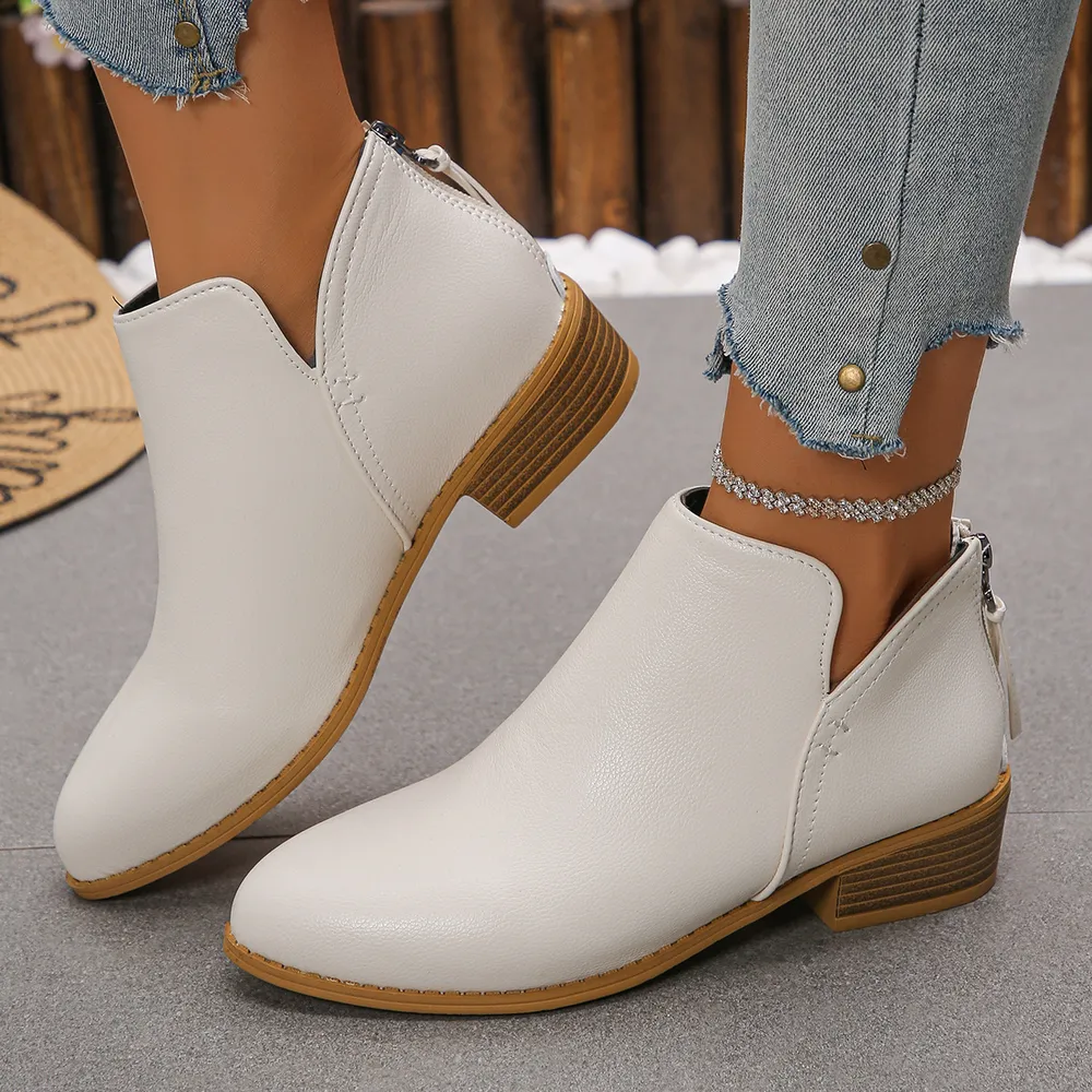 Classic Block Heel Ankle Boots, image 9