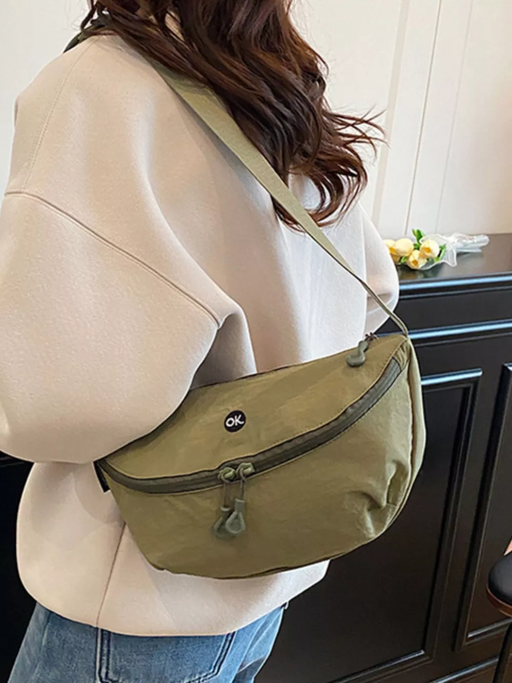 Lightweight Canvas Sling Bag, image 15