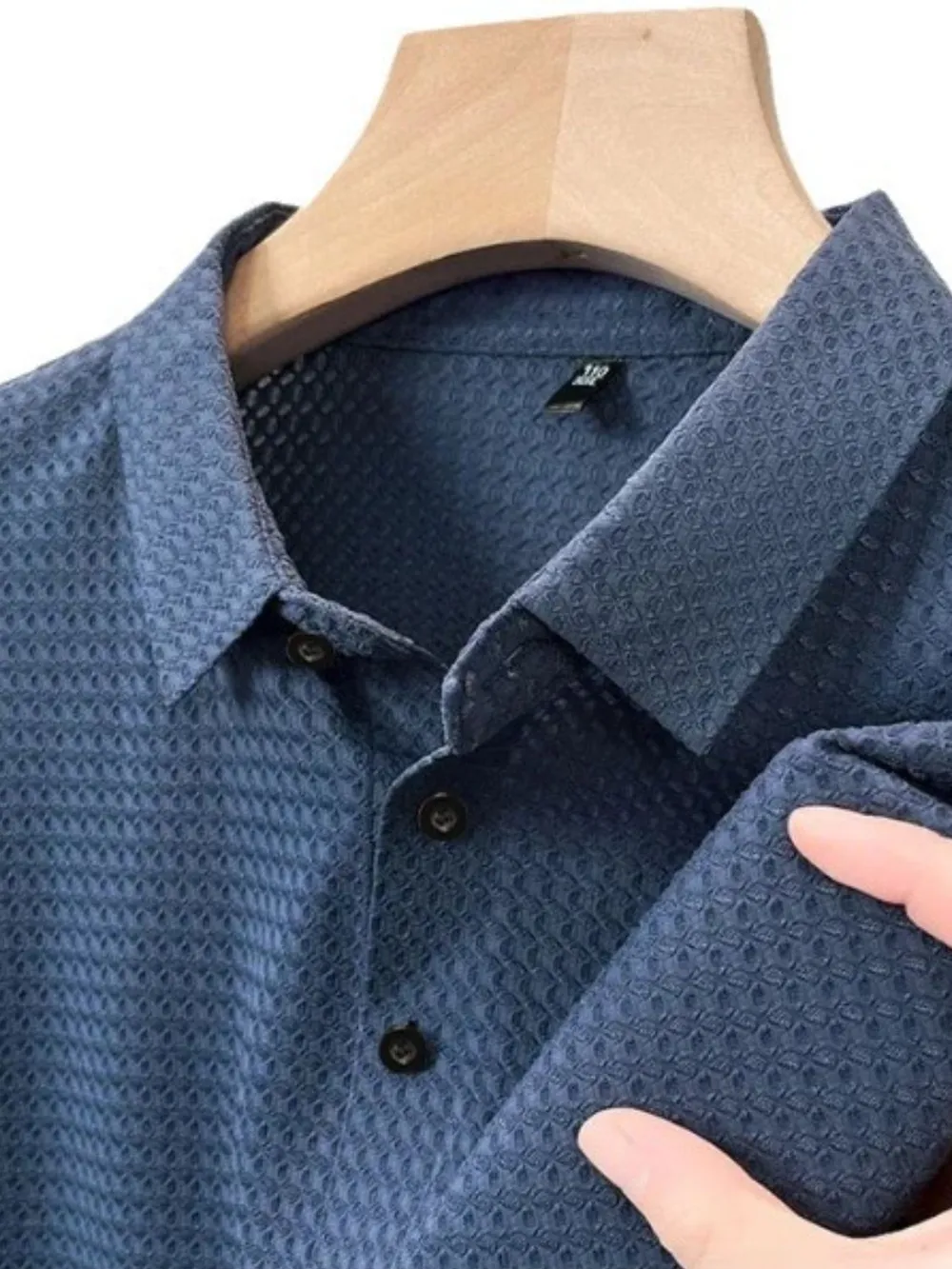 Men's Full Size Collared Neck Short Sleeve Polo Plus Size, image 12