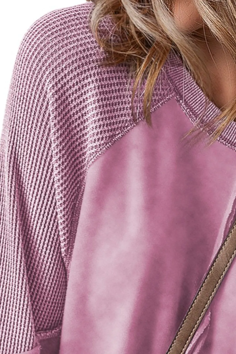 Exposed Seam Long Sleeve Sweatshirt, image 5