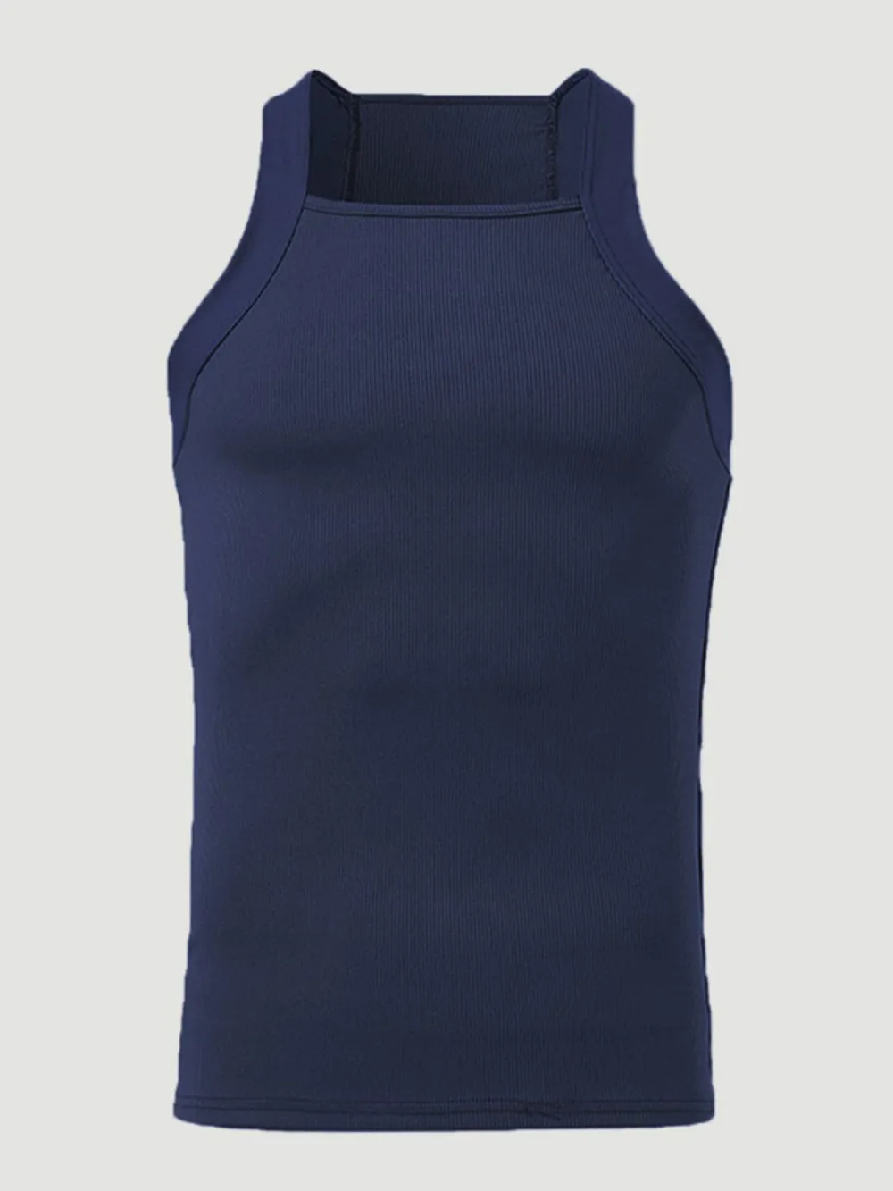Men's Full Size Square Neck Wide Strap Tank Plus Size, image 11