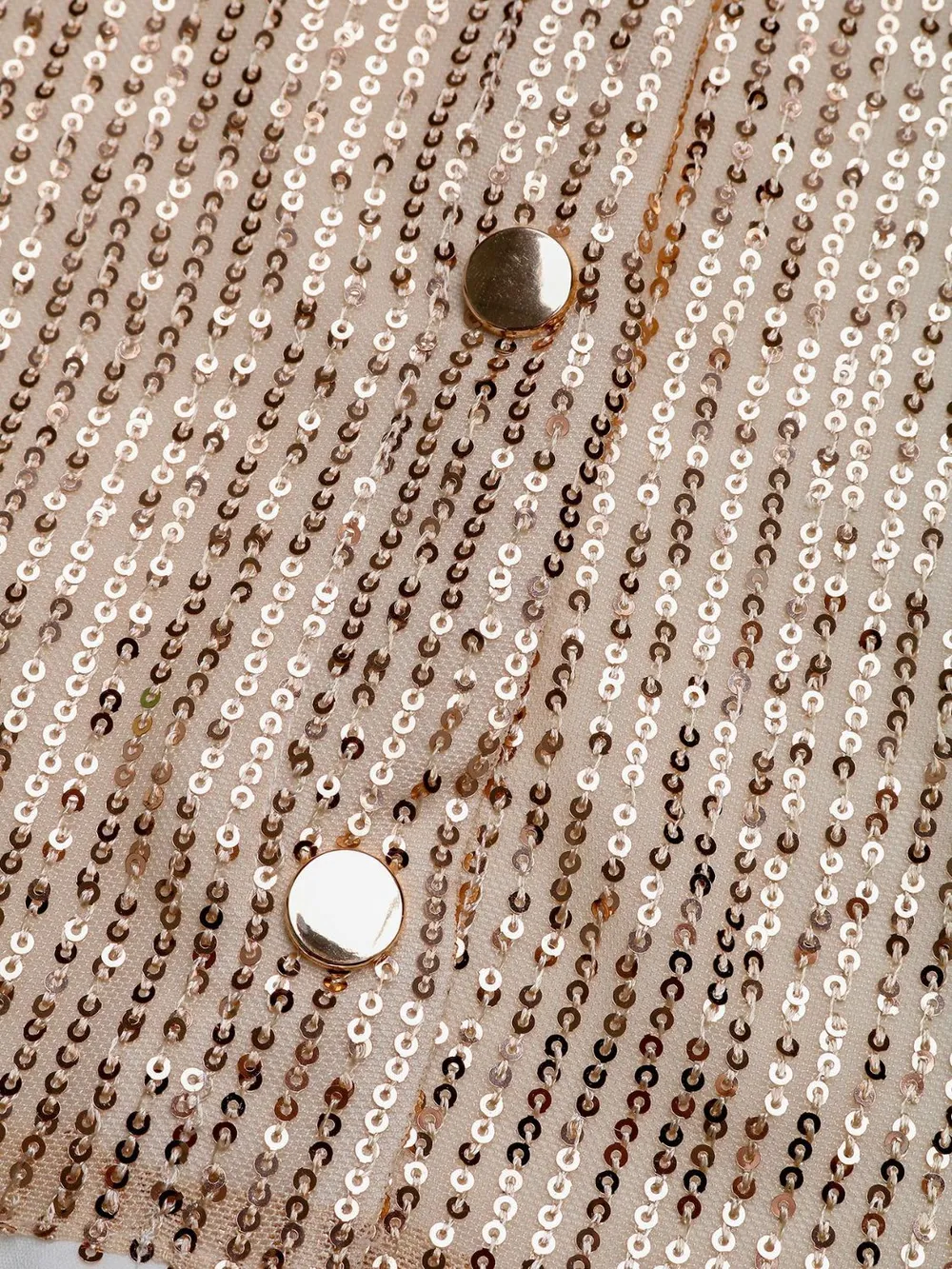 Sequin Contrast Collared Neck Long Sleeve Shirt, image 3