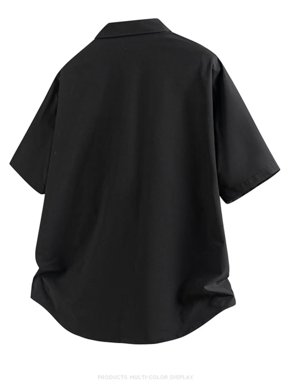 Men's Full Size Snap Down Short Sleeve Shirt Plus Size, image 2