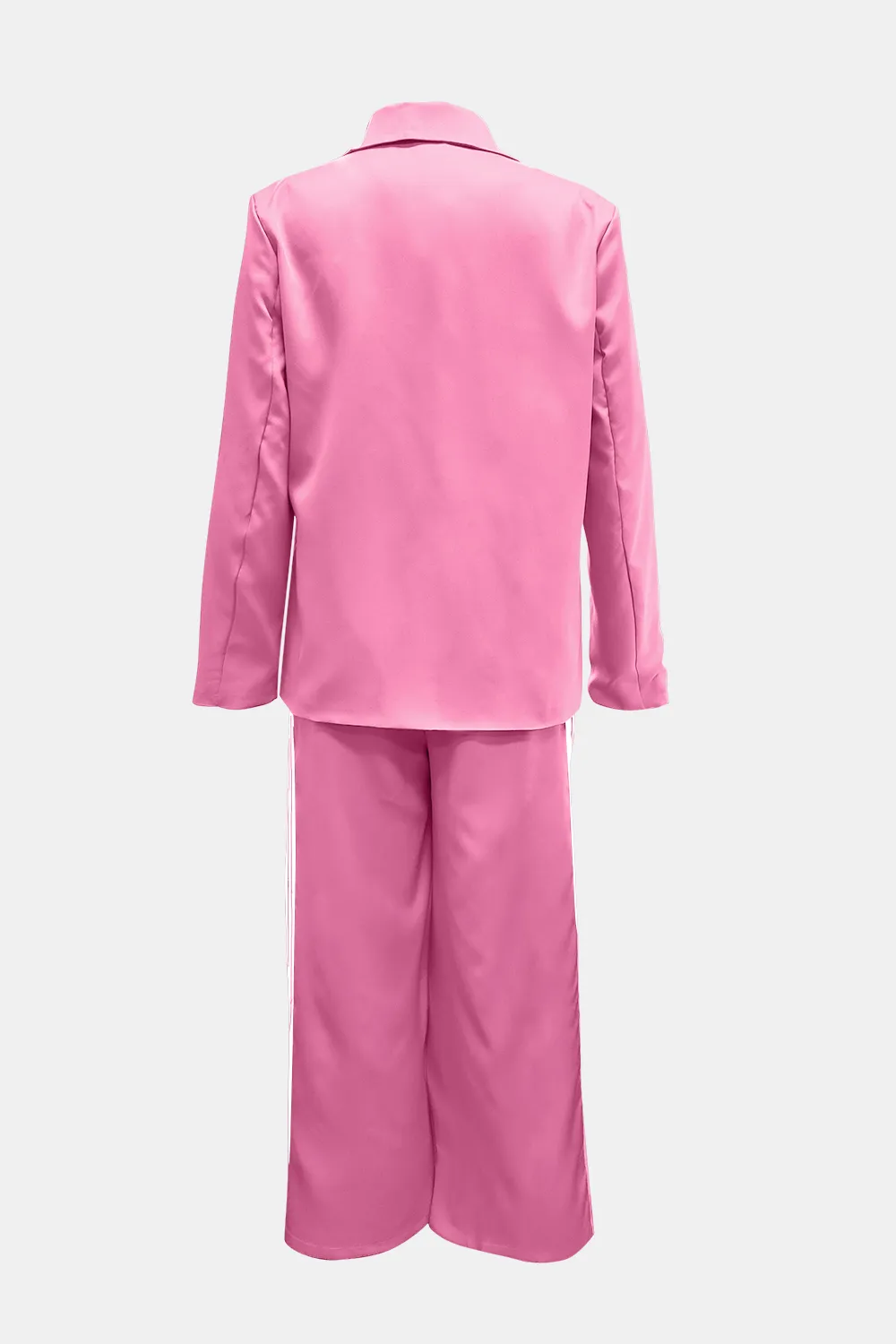 Side Striped Long Sleeve Blazer and Pants Set, image 3