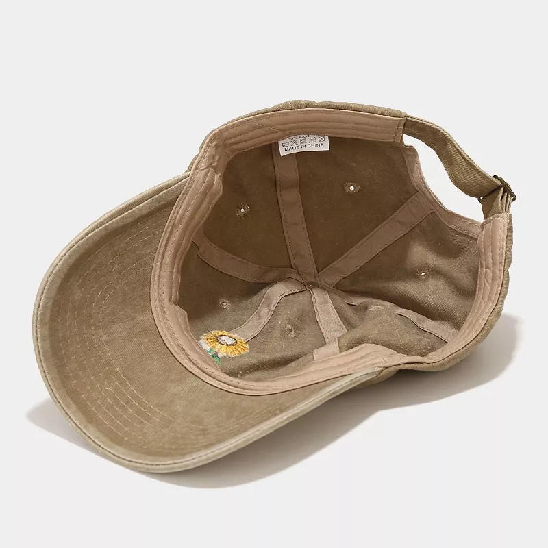 Sunflower Embroidered Baseball Cap, image 5