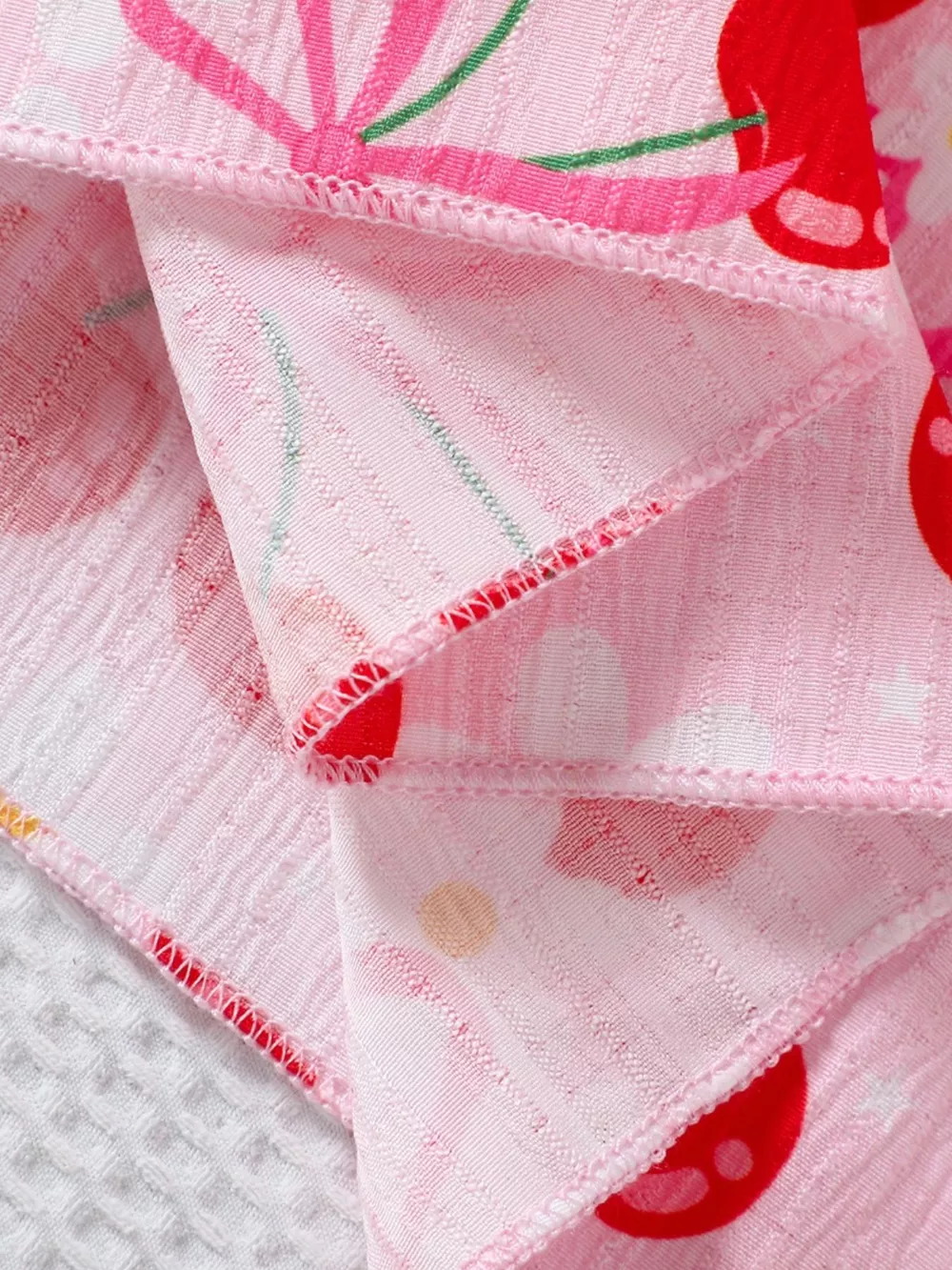 Children's Cherry Print Smocked Dress, image 3