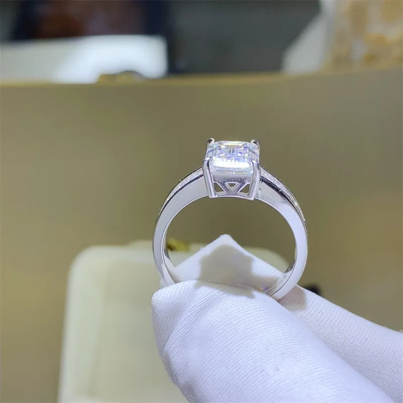 3 Carat Moissanite 925 Sterling Silver Ring, image 3