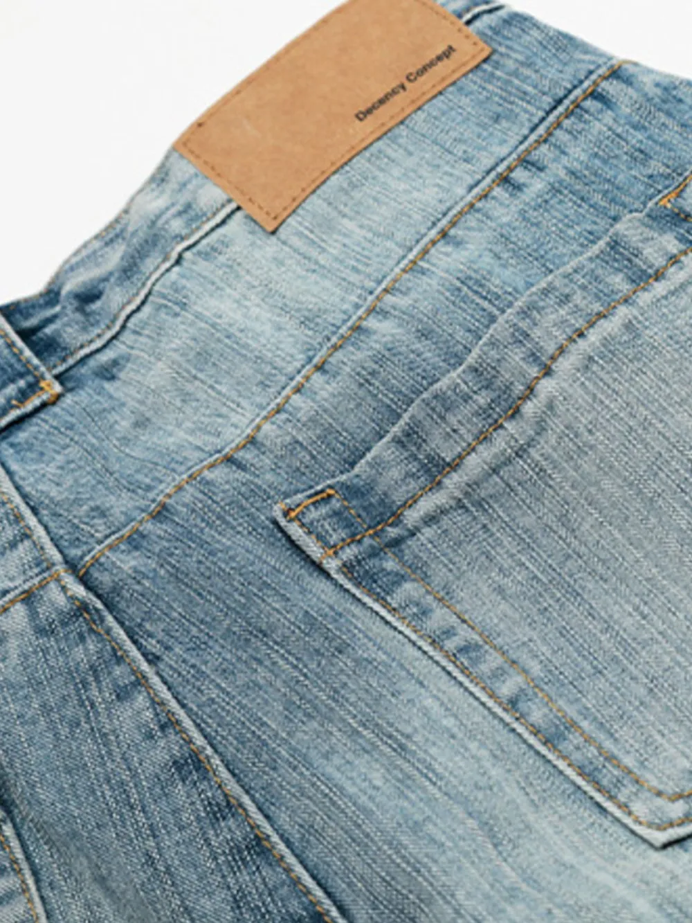 Men's Wide Leg Baggy Jeans, image 8