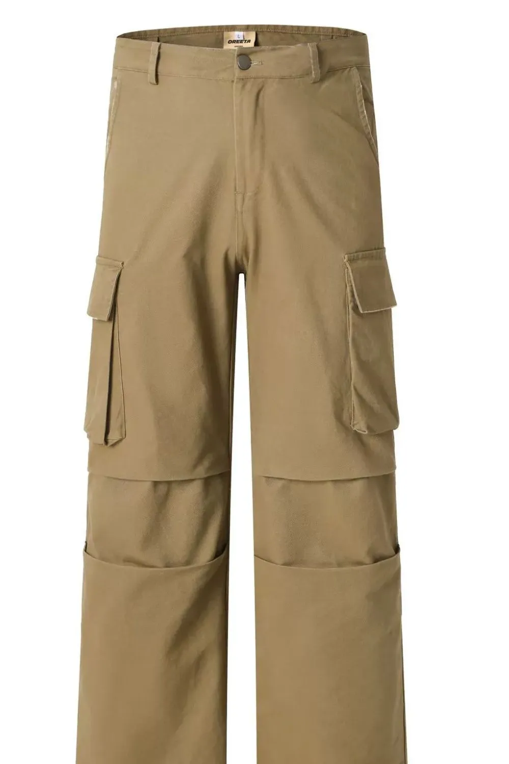 Men's Wide Leg Cargo Pants