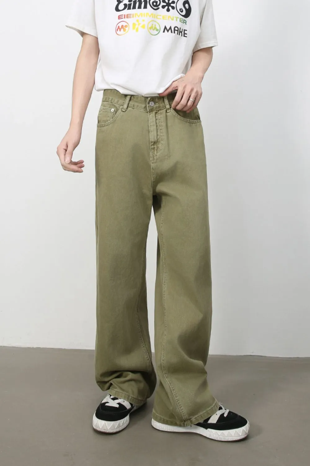 Men's Baggy Jeans with Pockets, image 9