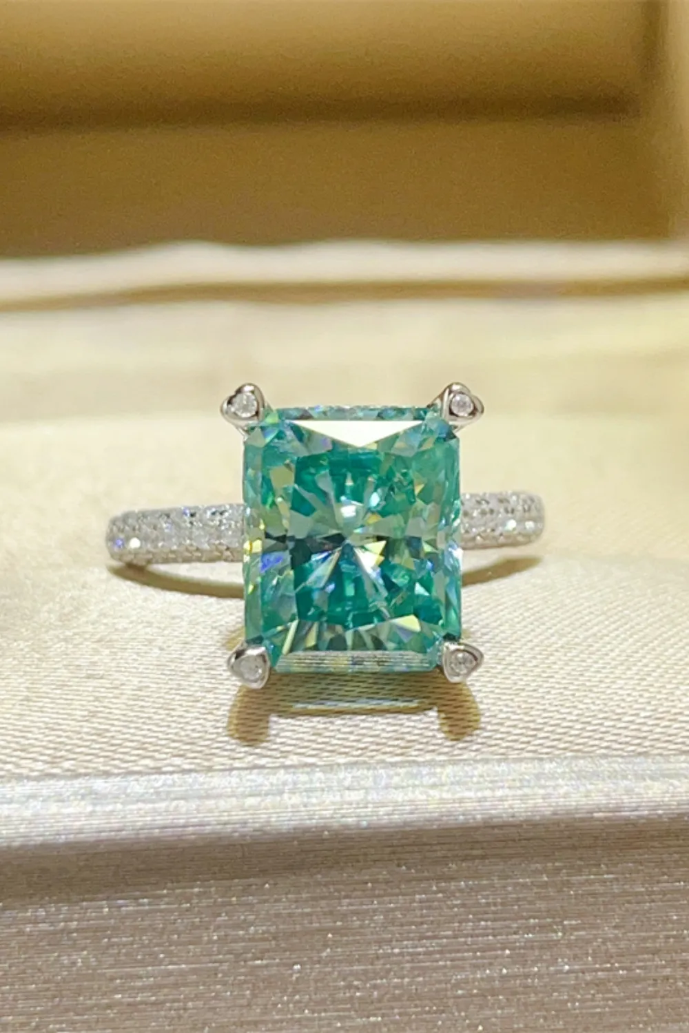 5 Carat Moissanite 925 Sterling Silver Ring, image 2
