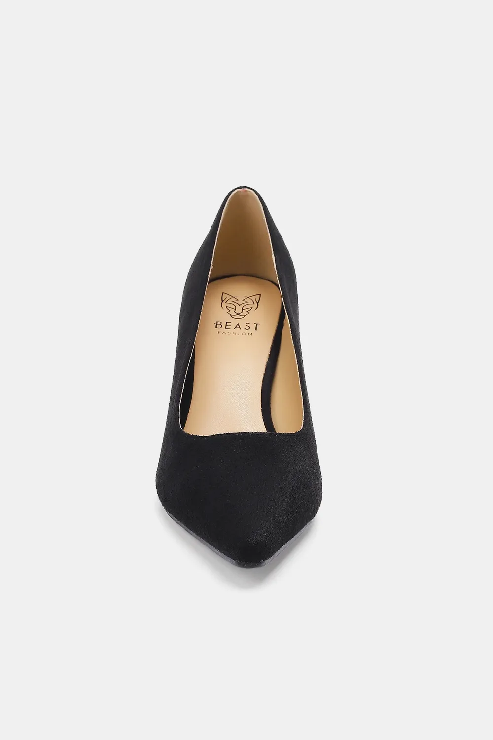 Faux Suede Point Toe Pumps, image 3
