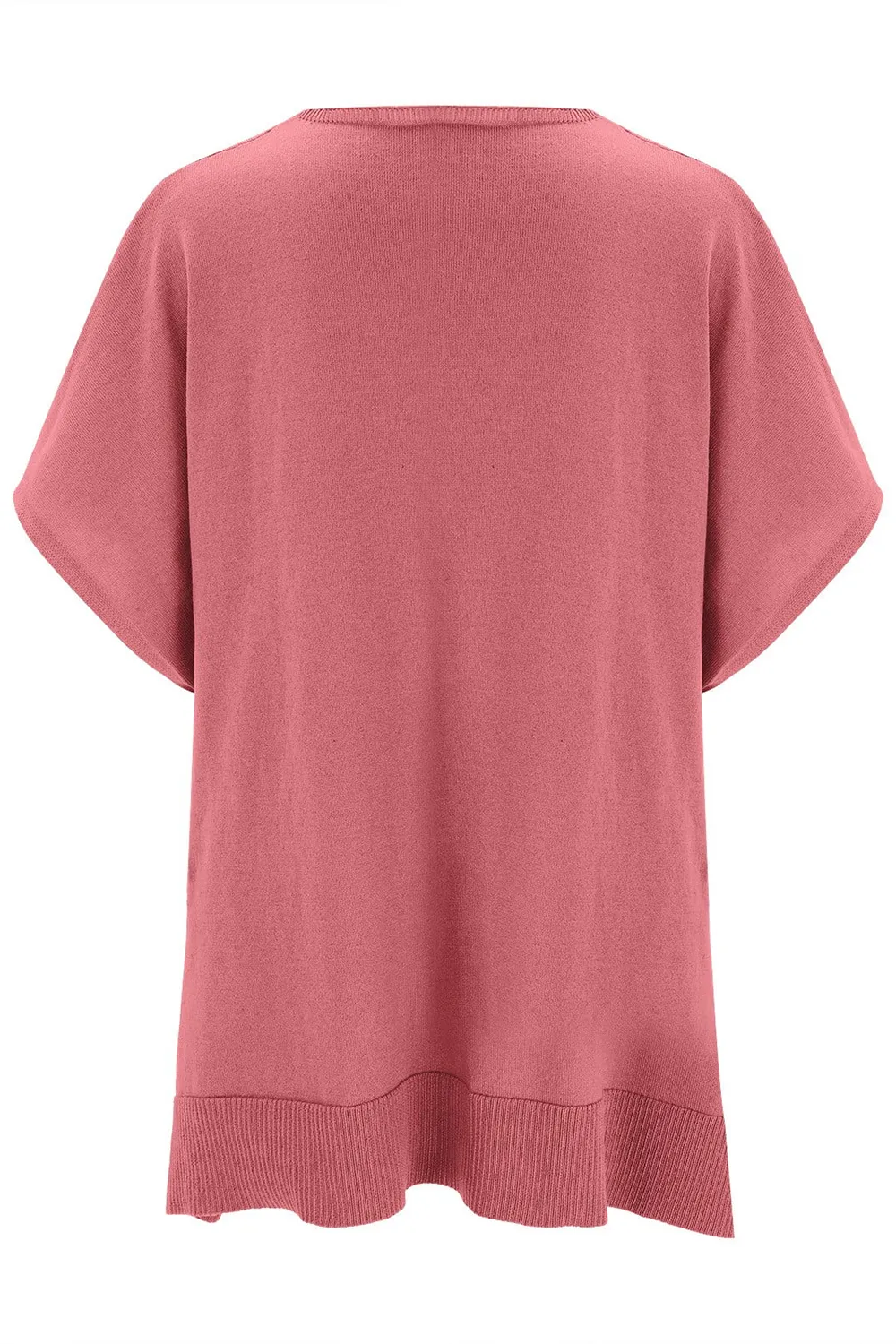 Slit V-Neck Half Sleeve Knit Top, image 29