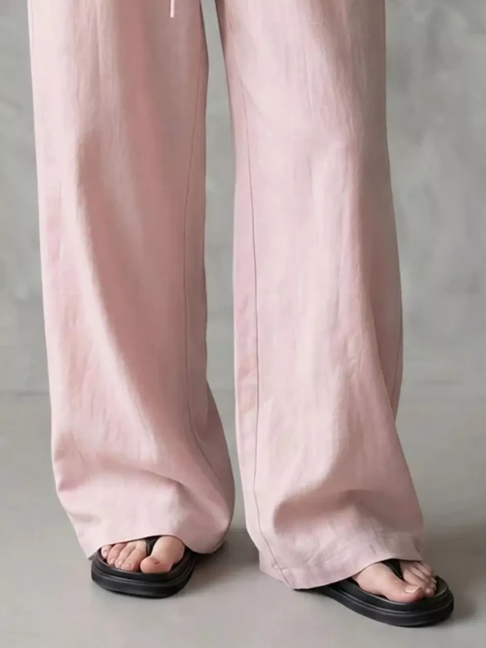 Full Size Drawstring Wide-Leg Casual Pants Plus Size, image 24
