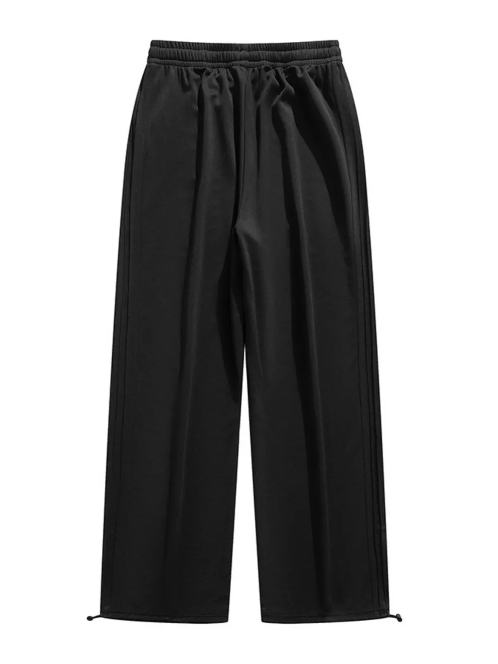 Men's Plus Size Casual Loose-Fit Drawstring Wide Leg Pants, image 5
