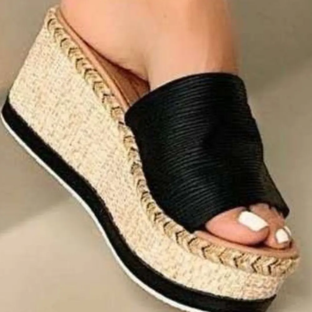 PU Leather Open Toe Sandals, image 2