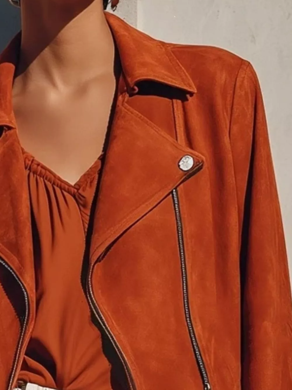 Fringe Hem Zip Up Jacket, image 11