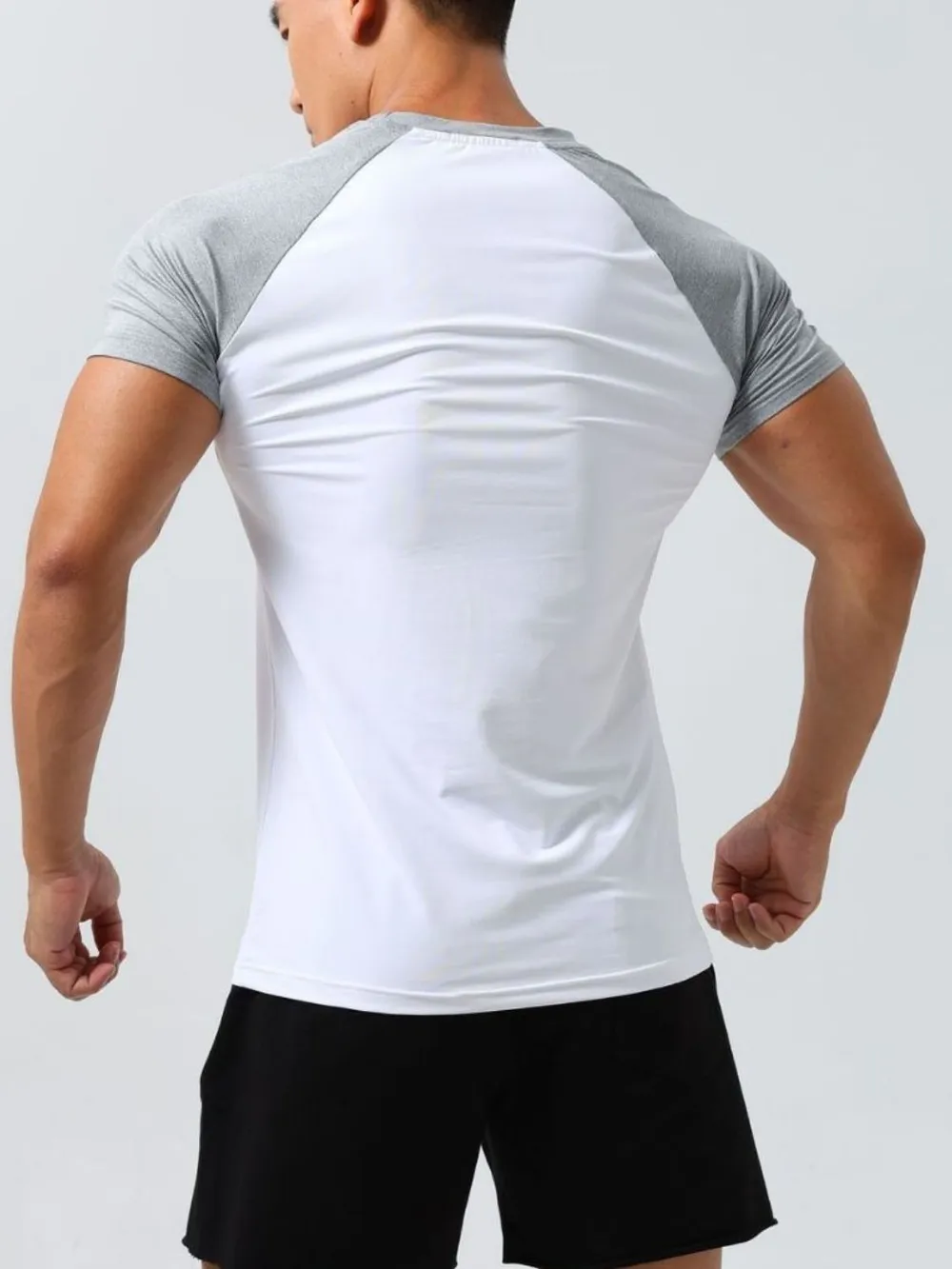 Men's Plus Size Round Neck Short Sleeve T-Shirt, image 6